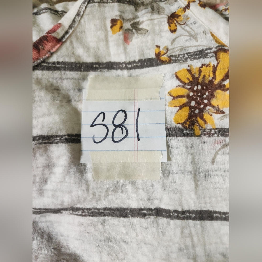 Floral Racerback Tank (S12) - Picture 3 of 9